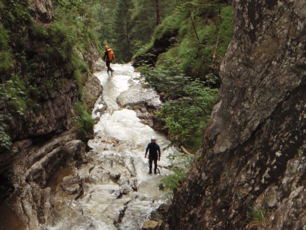 canyoning Ausztria