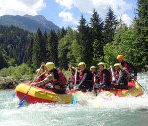 barátokkal rafting