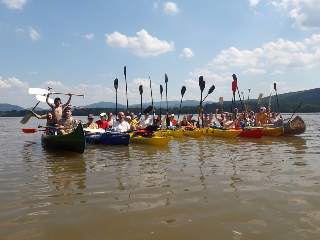 Ipoly kajaktúra csapatépítés