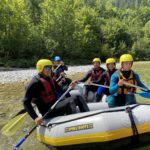 Családi rafting Salza lelkesen