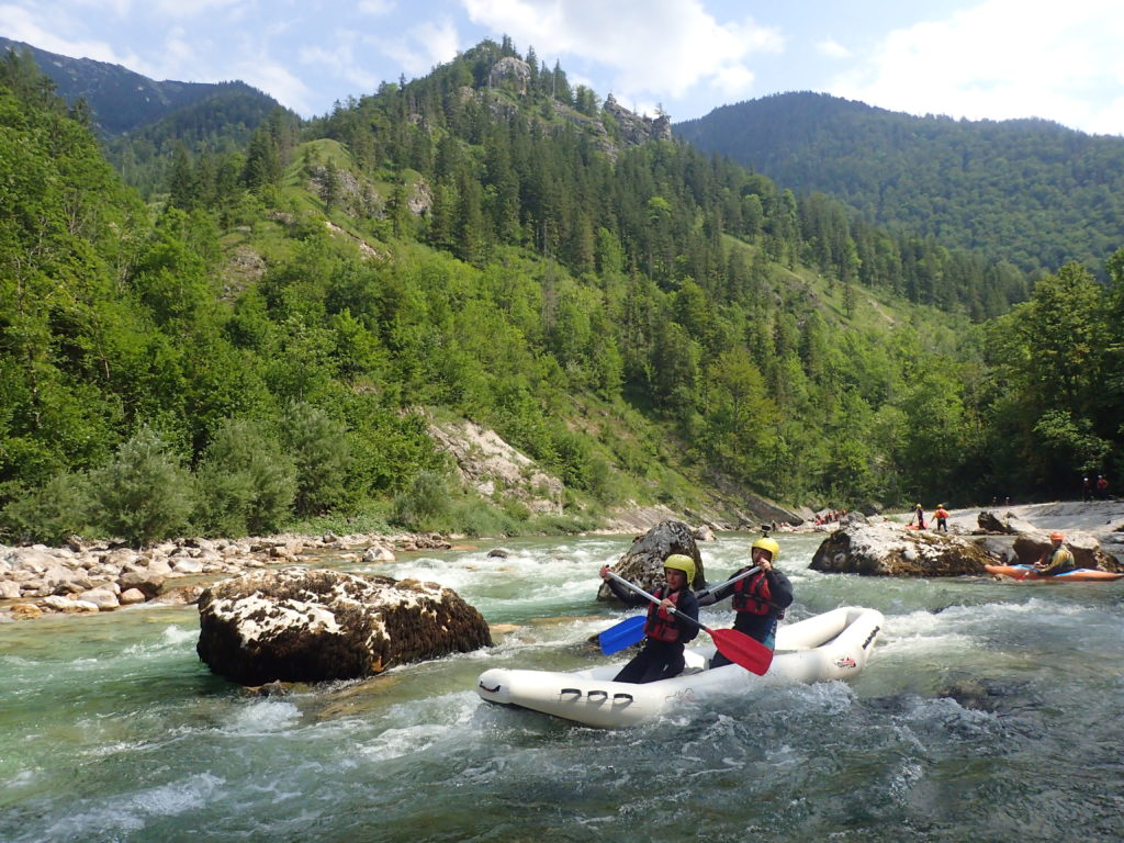 Salza rafting